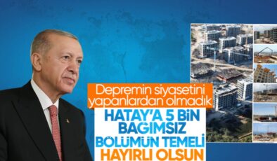 Cumhurbaşkanı Erdoğan: Depremin siyasetini yapanlardan olmadık