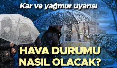Son dakika hava durumu tahminleri il il yayınlandı… Bugün (13 Ocak) hava nasıl olacak? Hafta sonu İstanbul’da kar var mı? Meteoroloji’den sağanak ve kar uyarıları!